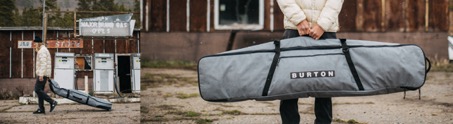 snowboardtas met wieltjes