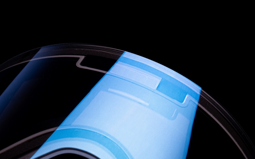  Out Of Bio Project Snow Irid Blue Geen batterijen nodig