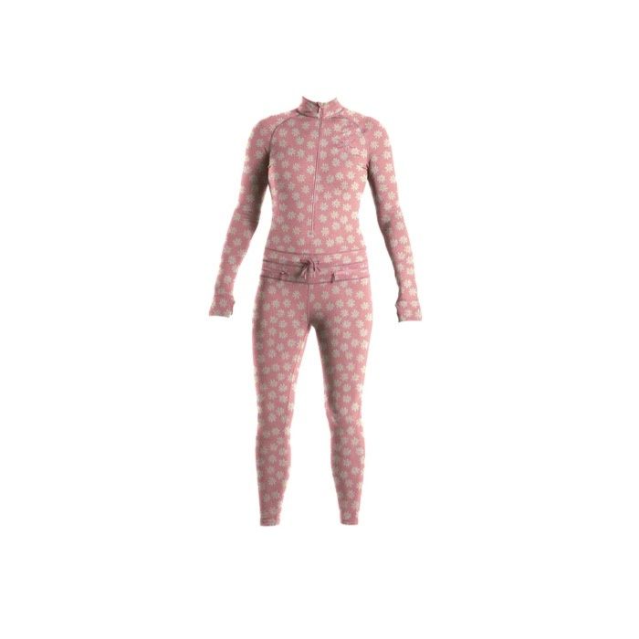 Airblaster Women's Hoodless Ninja Suit Rose Quartz Daisy