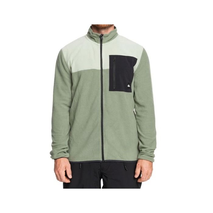 quiksilver aker fz fleece sea spray