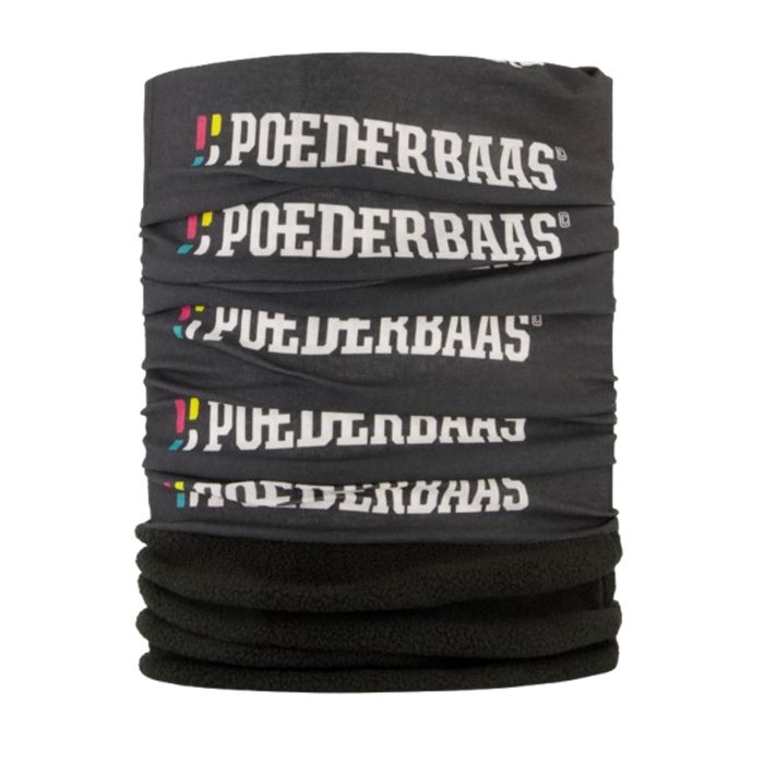 Poederbaas Neck Warmer black multilogo