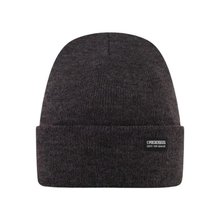Poederbaas Park Beanie antracite