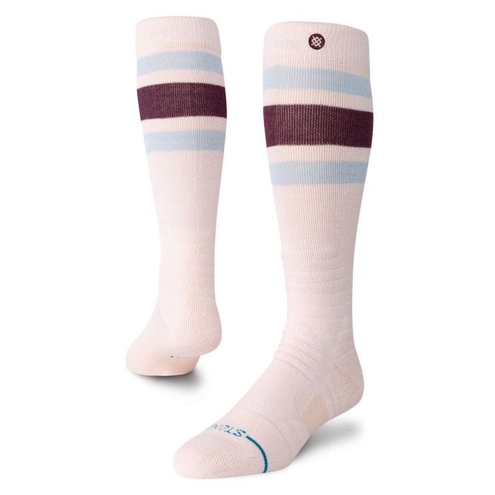 Stance Performance Boyd Mid Wool Snow Pink 