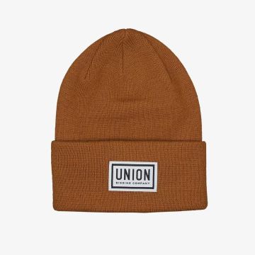 Union High Cuff Beanie brown