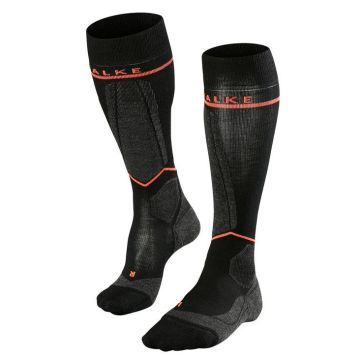 Falke SK Energizing women's compressie socks black-neon red