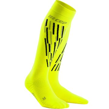 CEP Thermo Compression socks flash yellow - black