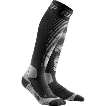 CEP Merino Compression women's socks grey