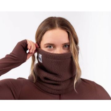 Eivy Adjustable Sherpa Neckwarmer chocolate