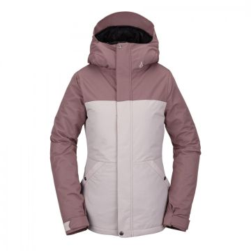 Volcom Bolt insulated women's jacket faded pink