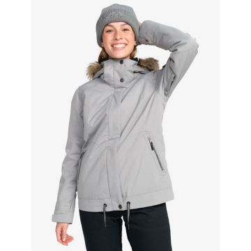 Roxy Meade women's jacket heather grey