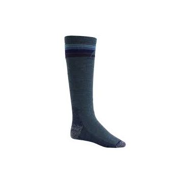 Burton Emblem Midweight men's socks mood indigo heather