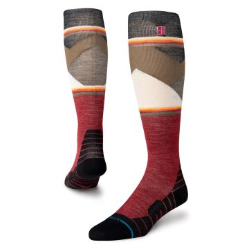 Stance Performance Jimmy Chin UL Wool Snow Red