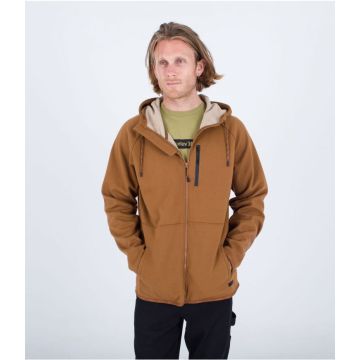 Hurley Cabrillo Heat zip fleece brown