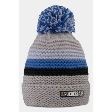 Poederbaas Classic Colorful Beanie 2.0 grijs-blauw
