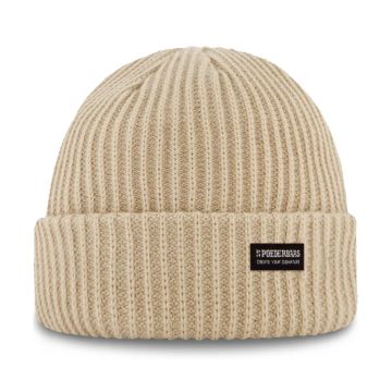 Poederbaas Royal Rib Beanie sand