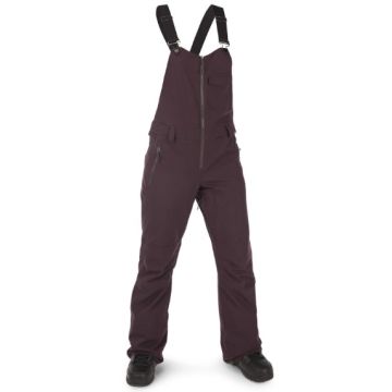 Volcom Swift BIB pants black plum