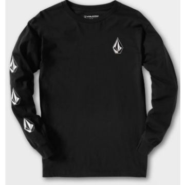 Volcom Iconic Stone l-s shirt black
