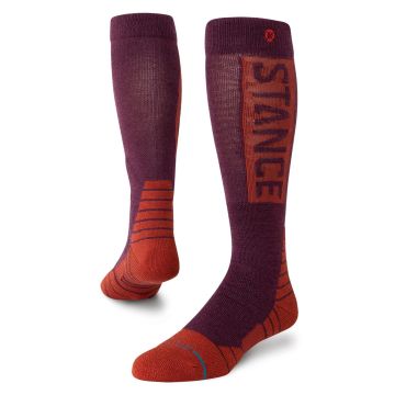 Stance Performance OG Mid Wool Snow Wine