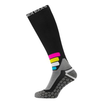 Poederbaas Technical Ski Socks Compress Merino Pro black