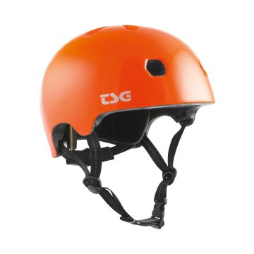 TSG Meta skateboard helm gloss orange