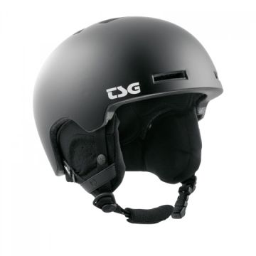 TSG Vertice solid black helm