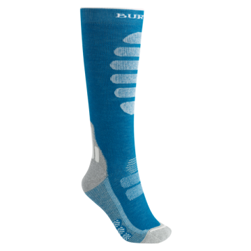 Burton Performance+ Midweight women's socks blue curacao